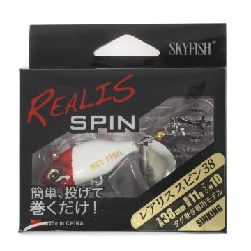 Тейл-спиннер SKYFISH "REALIS" SPIN 38 SW, 38мм, 11гр, цвет: 1#